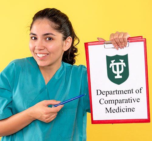 Nurse holding a clipboard