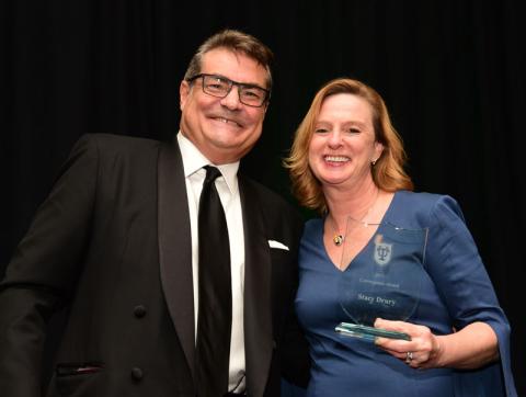 Dr. Giovanni Piedimonte and Stacy Drury