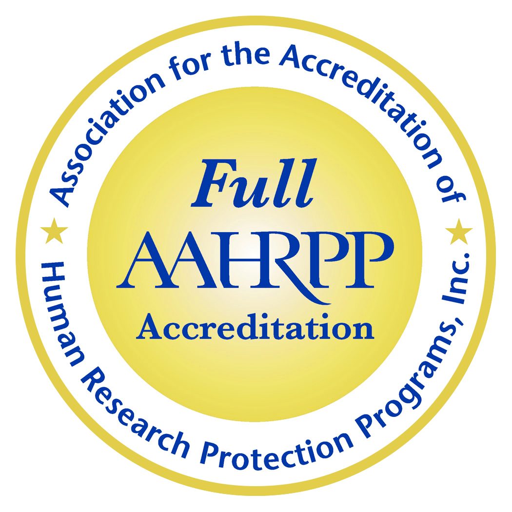 AAHRPP Full Accreditation seal